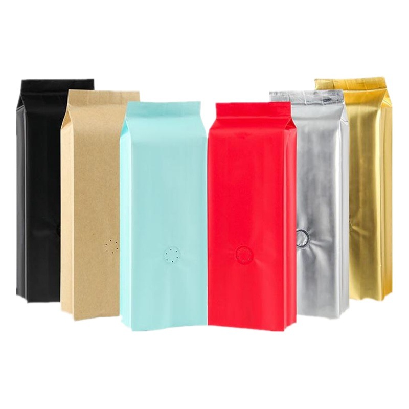 Polaroid organ bag 250 grams of coffee bean packaging bag air valve in the bag food packaging bag spot wholesale