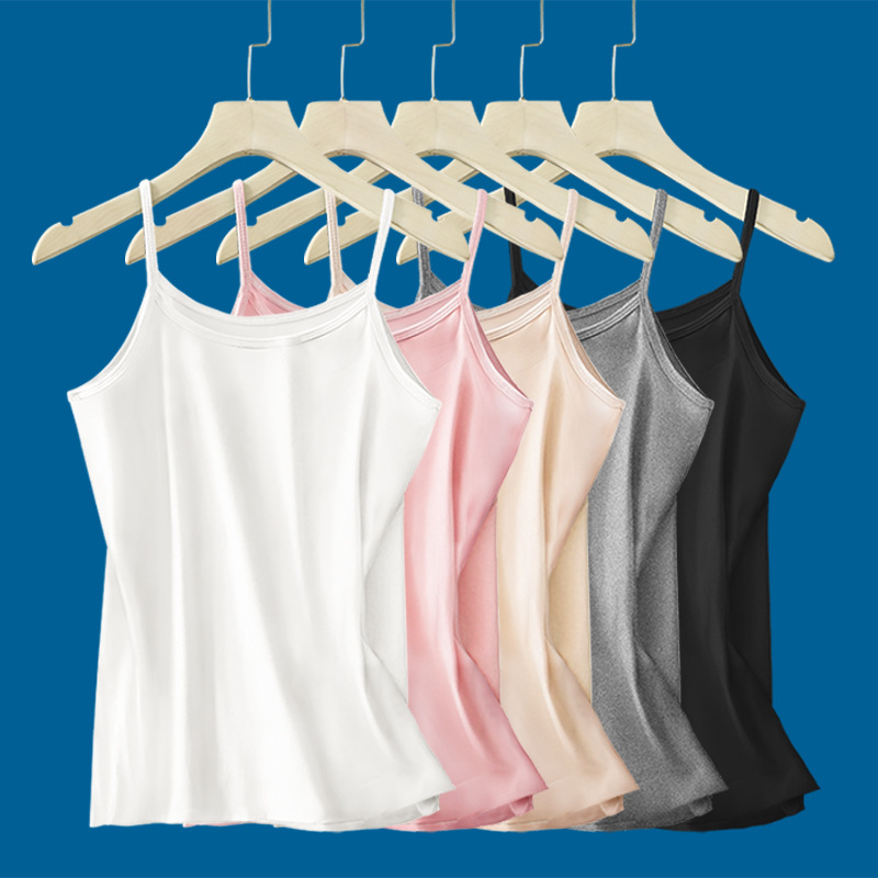 Picture of Modal Seamless Camisole Women's Summer Sleeveless All-match Large Size Slim-fit Student Inner Base Shirt Women's Top Thin
