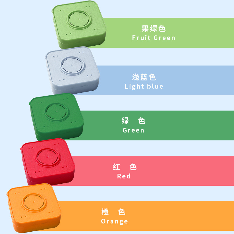 Processing custom camera puff storage box empty box vent portable square large puff box breathable hole