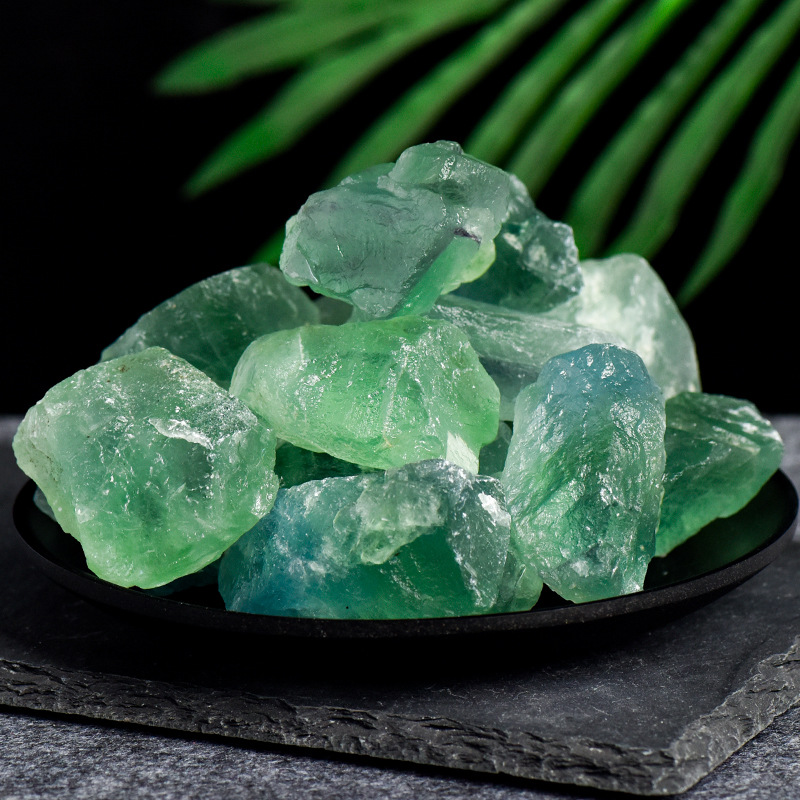 Picture of Spot wholesale Crystal raw stone aromatherapy stone scented stone natural powder Crystal Green fluorite amethyst Citrine Crystal Stone