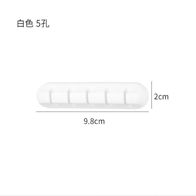 Picture of Desktop Cable Organizer Data Cable Organizer Holder Storage Charging Cable Organizer Cable Collection Buckle Holder