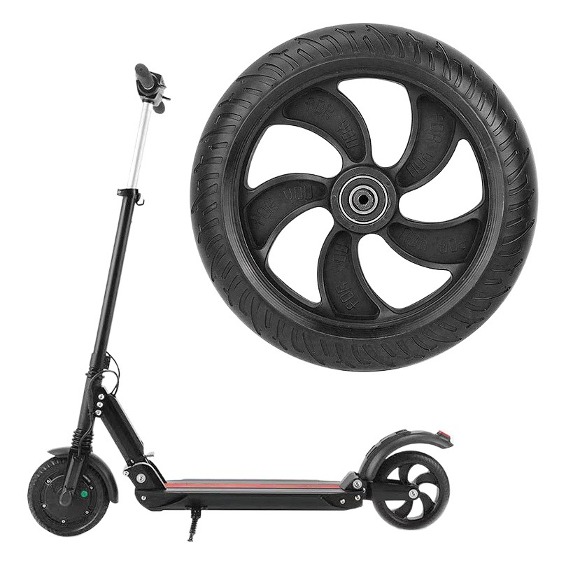 KUGOO S3 electric scooter plastic solid rear wheel wholesale 8 inch solid tire with hub bearing rear wheel