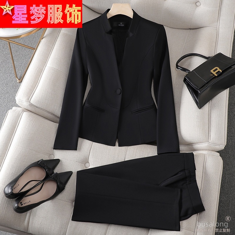 Picture of Autumn and Winter Long Sleeve Business Suit suit Temperament Fashion Dress Suit Jacket Business Manager Work Clothes Women