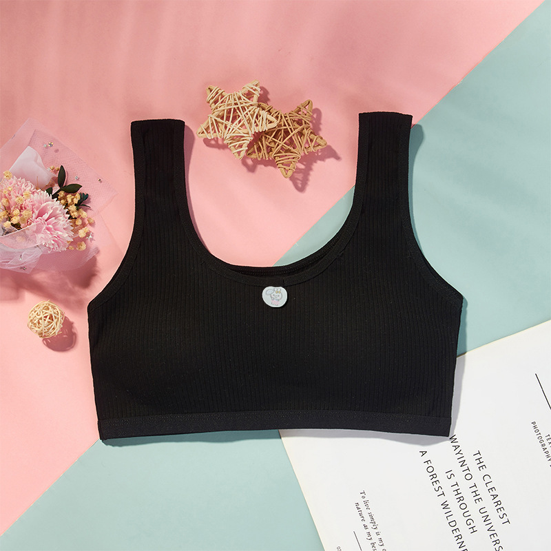 Picture of Girl's underwear development period student girl's high school student underwear pure cotton vest girl's junior high school student underwear