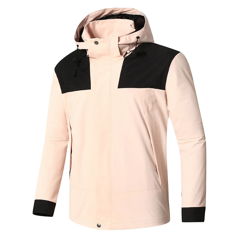 Picture of Men's Jacket Autumn Outdoor Waterproof American-Style Windbreaker Plus Size Casual Coat with Logo Workwear