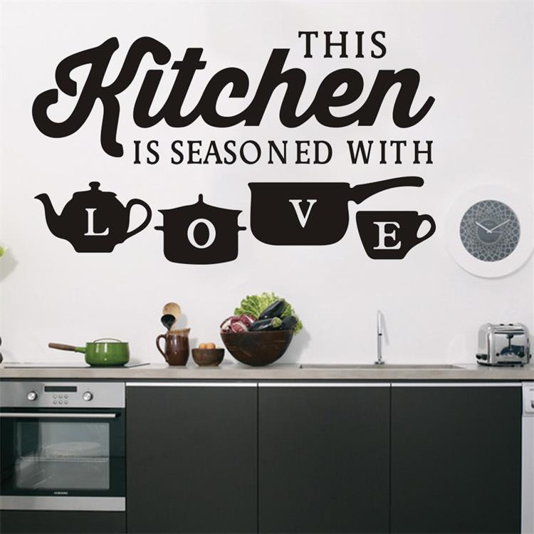 Picture of Kunshang home Amazon new KITCHEN KITCHEN restaurant creative carved wall stickers wholesale custom KS051