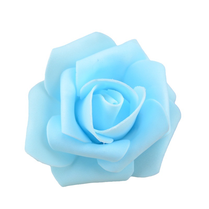 Picture of 7cm Simulated Pe Rose Head Chinese Valentine's Day Foam Rose Flower Wedding Valentine's Day Bouquet Packaging Material