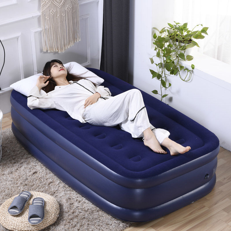 outdoor folding air bed home double lazy bed inflatable bed high-grade double thickened air cushion single air bed