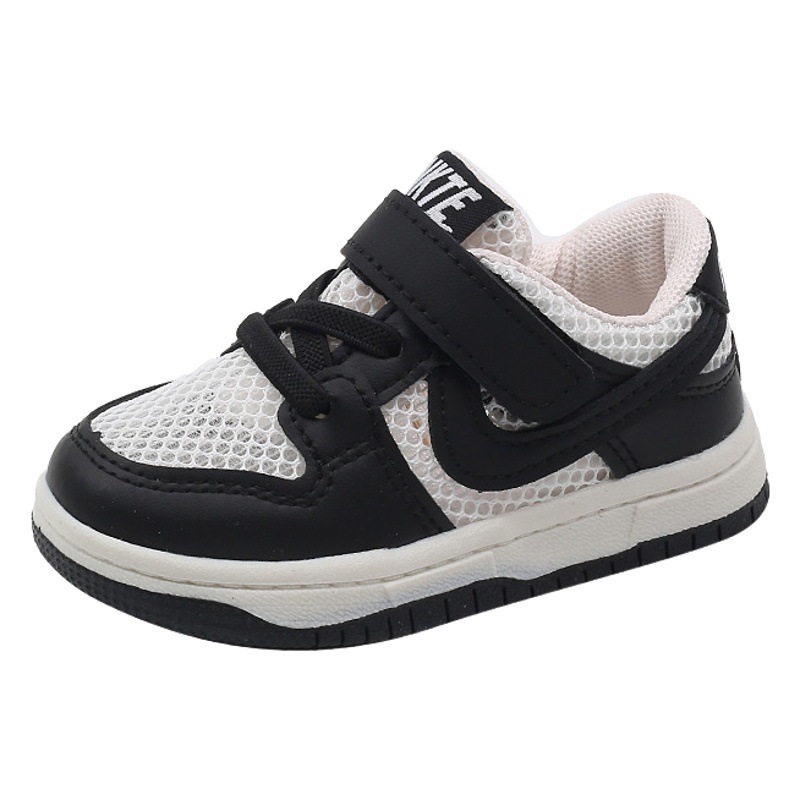 Children's Sneakers Sneakers Boys and Girls Baby Toddler Shoes Baby Shoes Spring and Summer Hollow Single Mesh Sandals Sneakers Panda Shoes