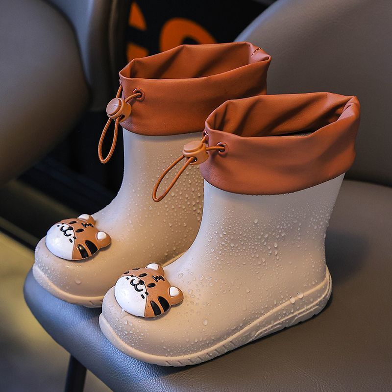 Children's Rain Boots, Boys' Rain Boots, Non-Slip, Men'S, Baby, Toddler, Kidsren's Water Shoes, Girls' Waterproof Rubber Shoes, Lightweight New Style