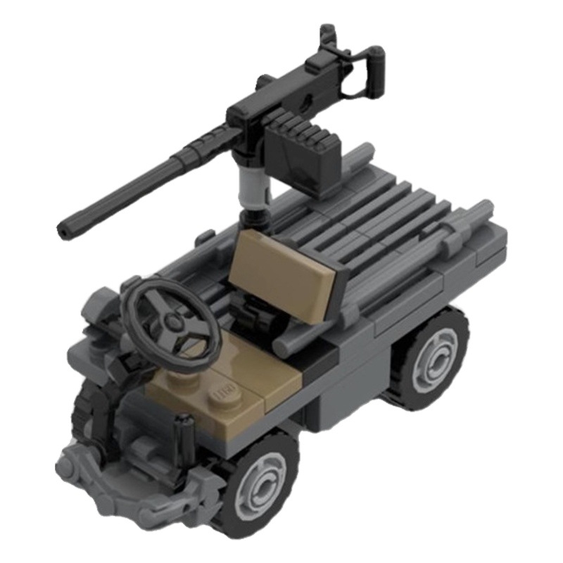 MOC domestic building blocks military series M274 transport vehicle model compatible with Lego diy assembled educational toys for children