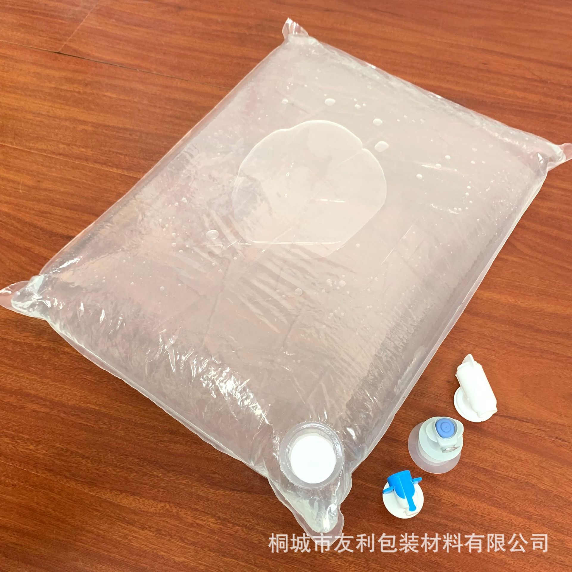 Picture of In stock BIB box middle bag transparent liquid packaging bag with pull ring anti-pressure wine bag cooking oil packaging bag