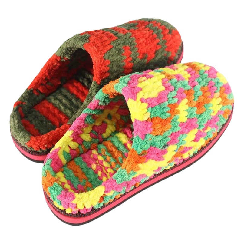 3 2 3 ice thread coarse wool scarf wool large group wire manufacturers wholesale hook slippers wool group hand-woven
