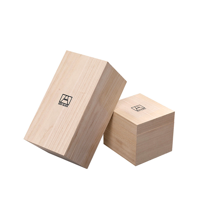 Picture of Square Small Wooden Box Tea Cup Built Teapot Packaging Box Gift Solid Wooden Box Birthday Gift Wooden Storage Box