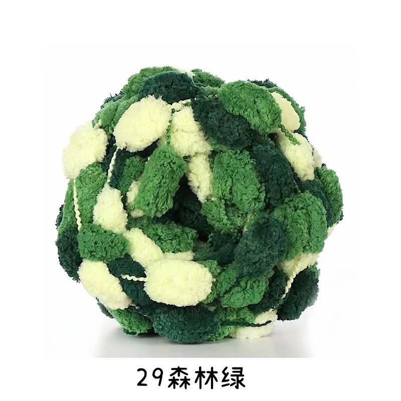 Picture of Ball ball ball ball pearl line Sangzi line 130g handmade DIY sofa cushion floor mat thick ball ball line wholesale