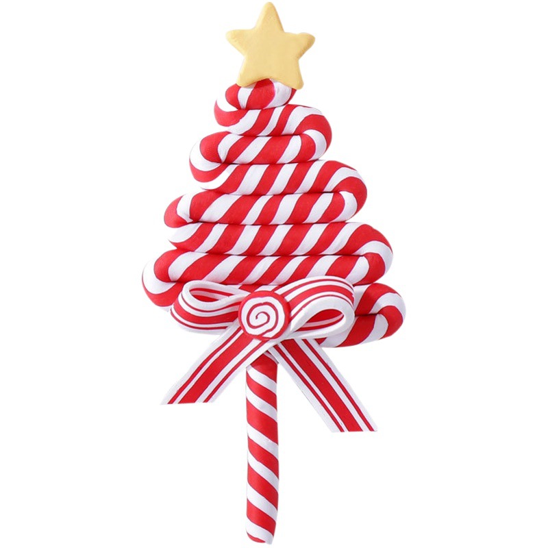 New Christmas Tree Soft Clay Pendant Small Gift Christmas Christmas Crutch Popsellum Colorful Small Pendant