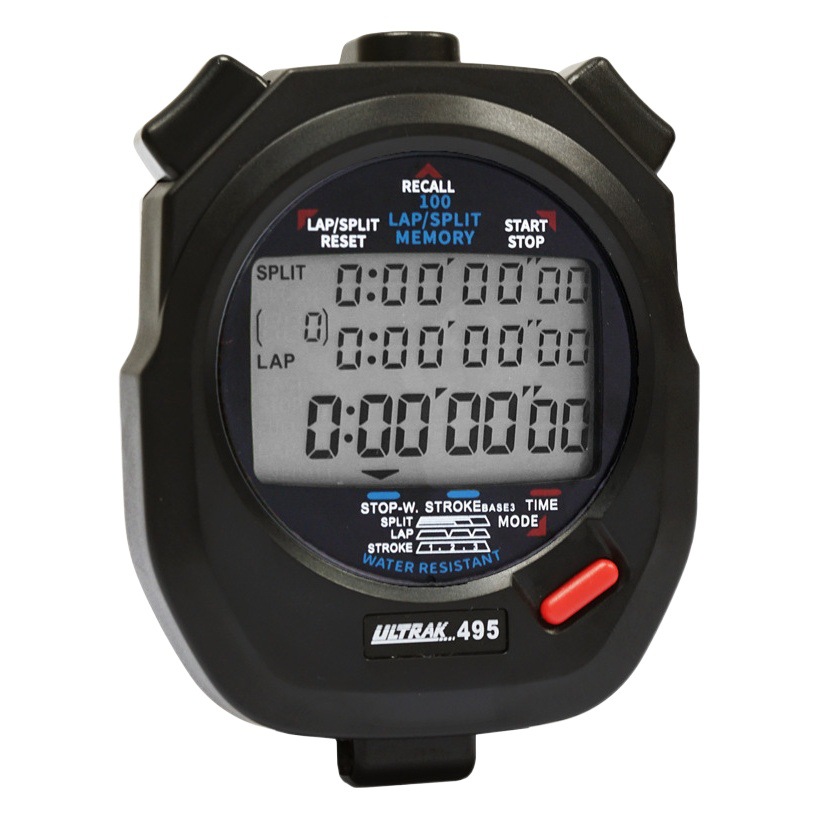 Electronic stopwatch DT495 Dingerzhi ULTRAK Osek 100 Channel 3 Row Display Timer Track and Field Training