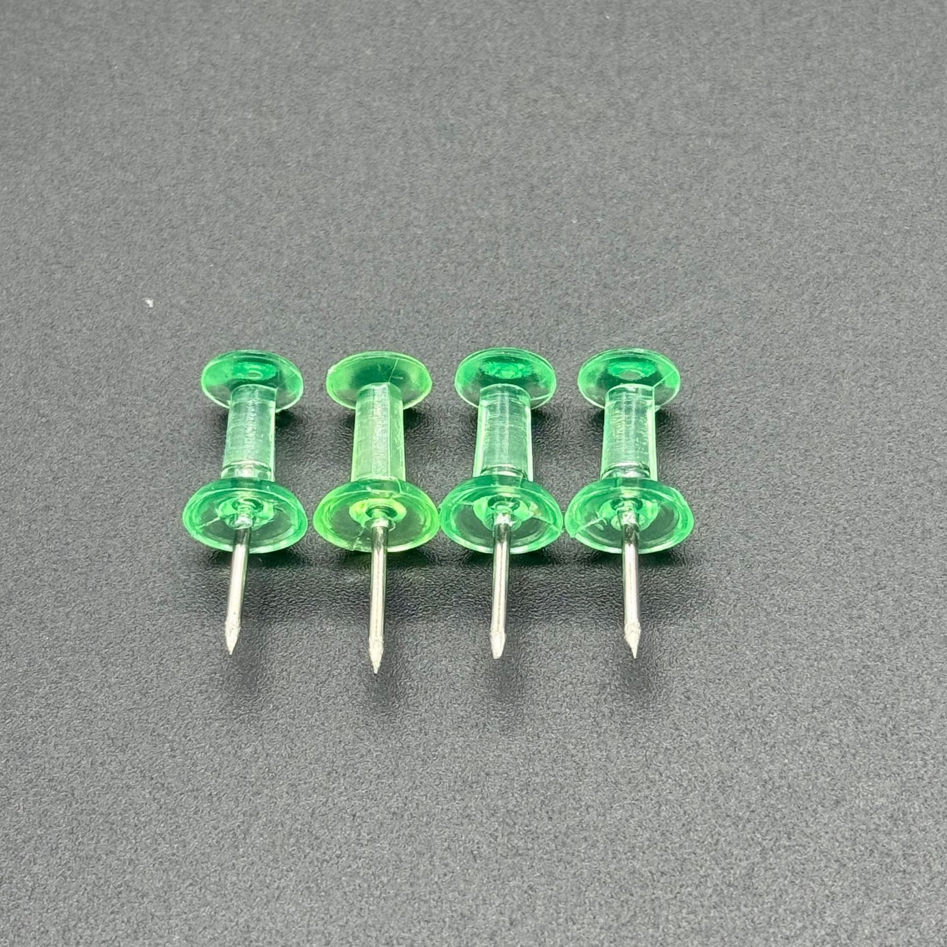 Picture of Amazon pushpin color transparent I-shaped pin special-shaped I-shaped pin plastic pin pushpin press nail color nail bulk