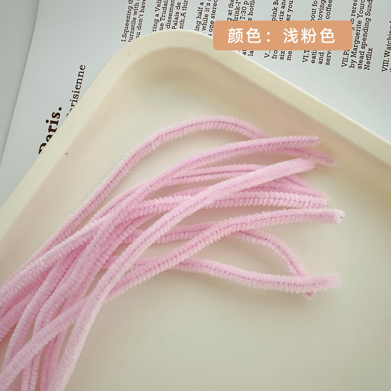 Picture of Colorful Macaron Hair Root Encryption Handmade Hair Root Twisting Stick DIY Kidsren's Toy Making Art Material Package