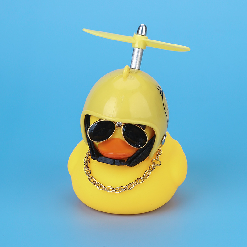 Picture of Hong Kong Version of Little Duck Toy Baby Bath and Water No. 8 Little Yellow Duck Toy Kidsren's Educational Pinch and Call