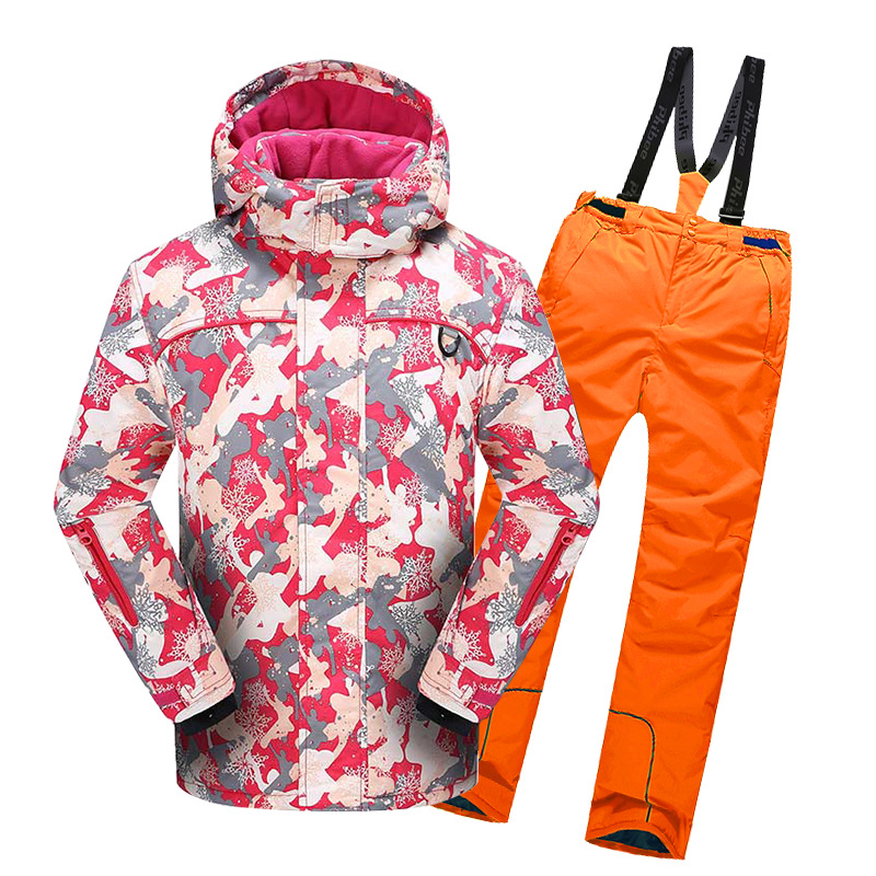 Picture of Cross-border e-commerce Phoebe Elephant Children's Ski Suit Warm Jacket Outdoor Thickened Waterproof for Boys and Girls