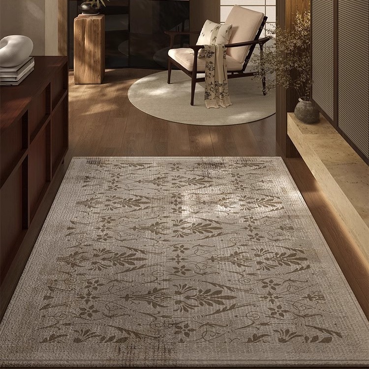 French Middle Style Entrance Door Mat Villa Large Flat Floor High-end Household Entrance Non-slip Dirty Resistant Foot Mat Entrance Door Mat