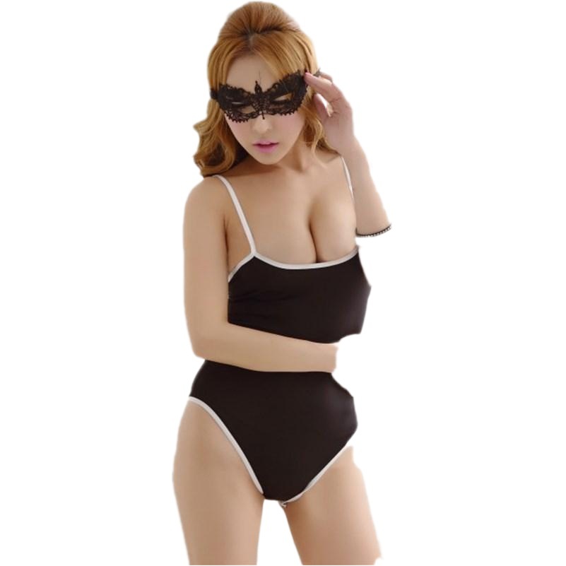 Sexy underwear cross-border wholesale sexy ladies all-in-one-piece pajamas elastic perspective set Generation hair