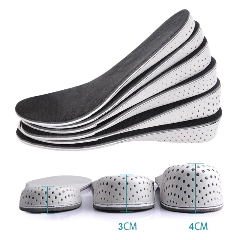 Height-Increasing Insoles for Women, Fully Padded, Breathable, Warm, for Sneakers, Half Insole, Height-Increasing for Men, Comfortable and Supportive