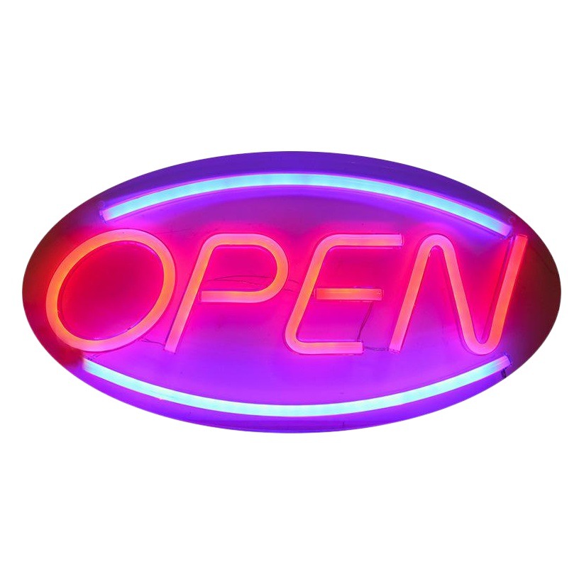 LED acrylic transparent backboard open neon light modeling lamp bedroom room layout atmosphere lamp decorative ins lamp