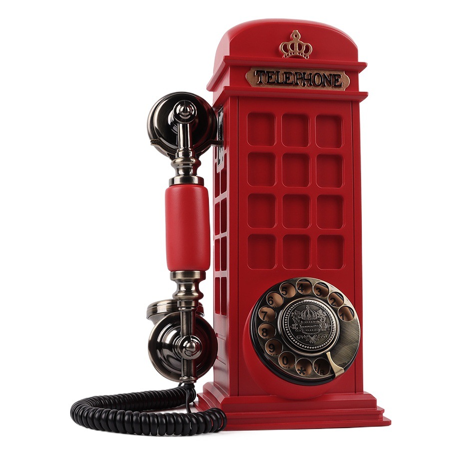 Cross-border fixed-line retro old-fashioned fixed landline wedding message antique wired telephone wholesale manufacturers
