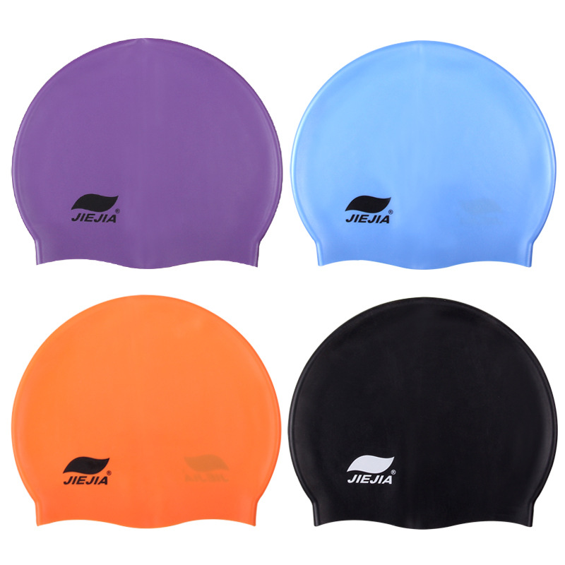 Picture of JIEJIA JIEJIA silicone cap genuine goods adult swimming cap in stock wholesale SC monochrome MC mixed color silicone swimming cap