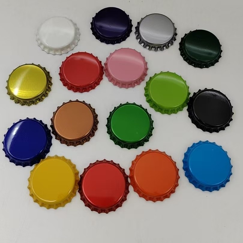 Color Tinplate Beer Bottle Lid Accessories Crown Cover Comic-Con No Material Material Kindergarten Handmade Material