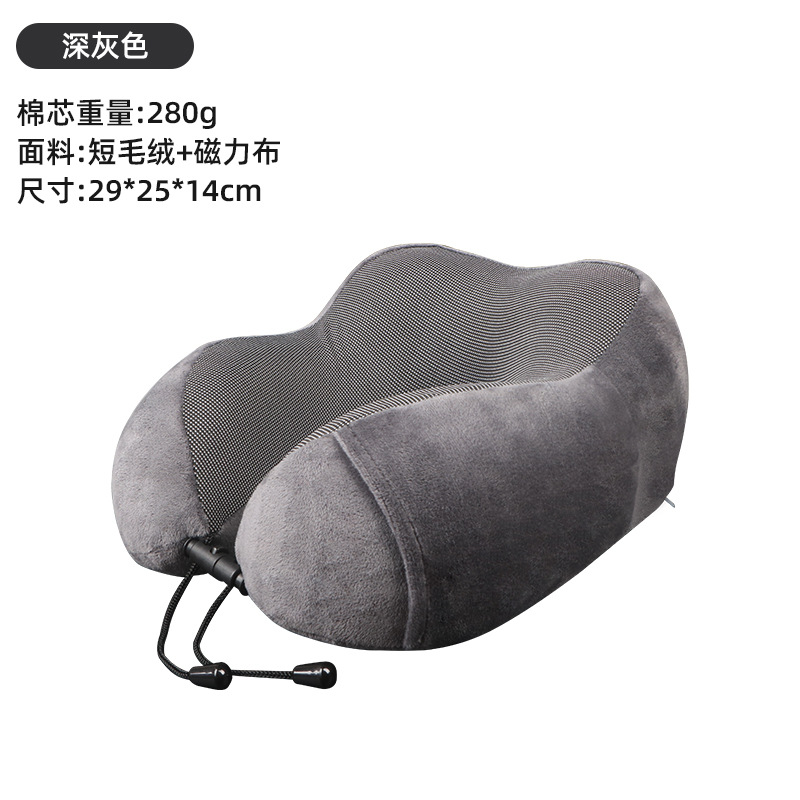 Picture of U-shaped Pillow Memory Cotton Neck Pillow U-shaped Office Nap Sleeping Pillow Amazon Explosions Travel Storage Neck Pillow