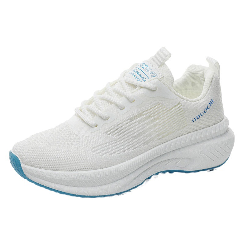 Picture of Women's Shoes, Casual Shoes, White Shoes, Foreign Trade Fly-Knit Running Shoes, Fashionable Spring New Breathable Casual Sports Shoes for Women