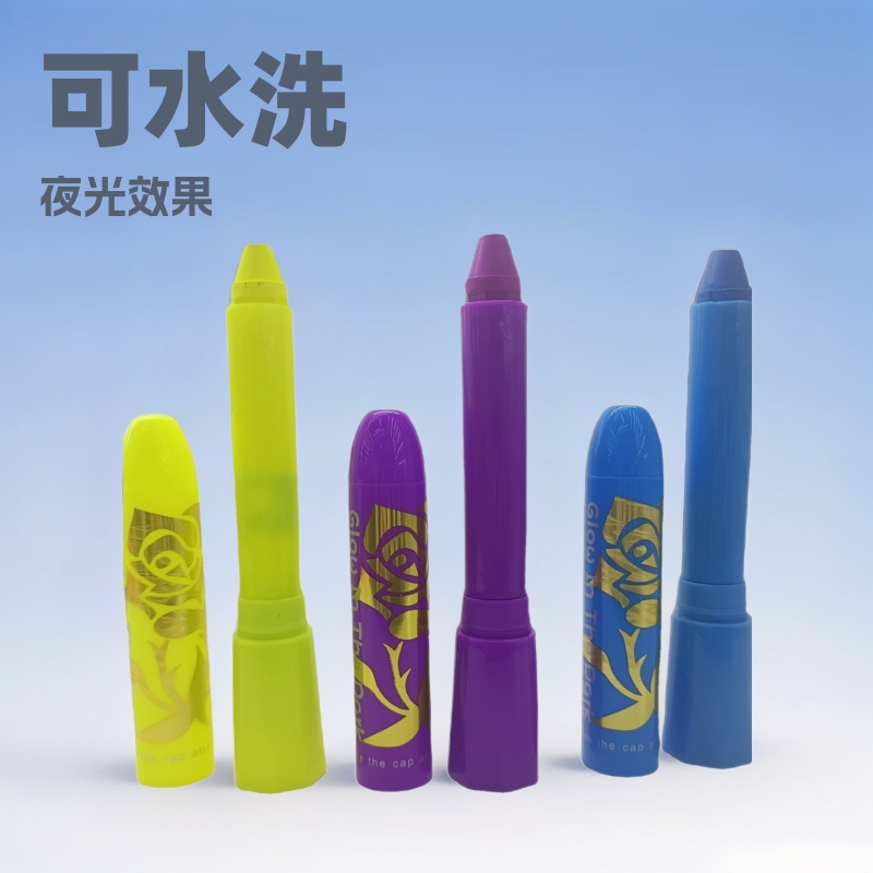 Picture of Washable 6-Color Luminous Body Painting Pigment Kidsren's Face Paint Party Christmas Halloween Makeup