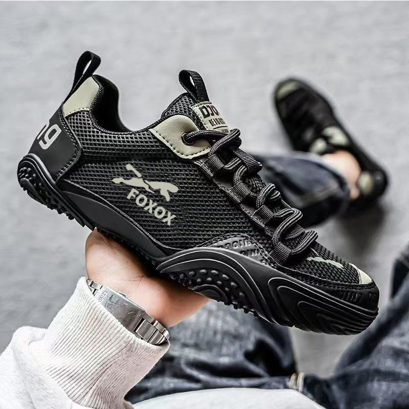 Picture of Summer new mesh breathable casual shoes versatile trend student sneakers lightweight running shoes and pedal shoes