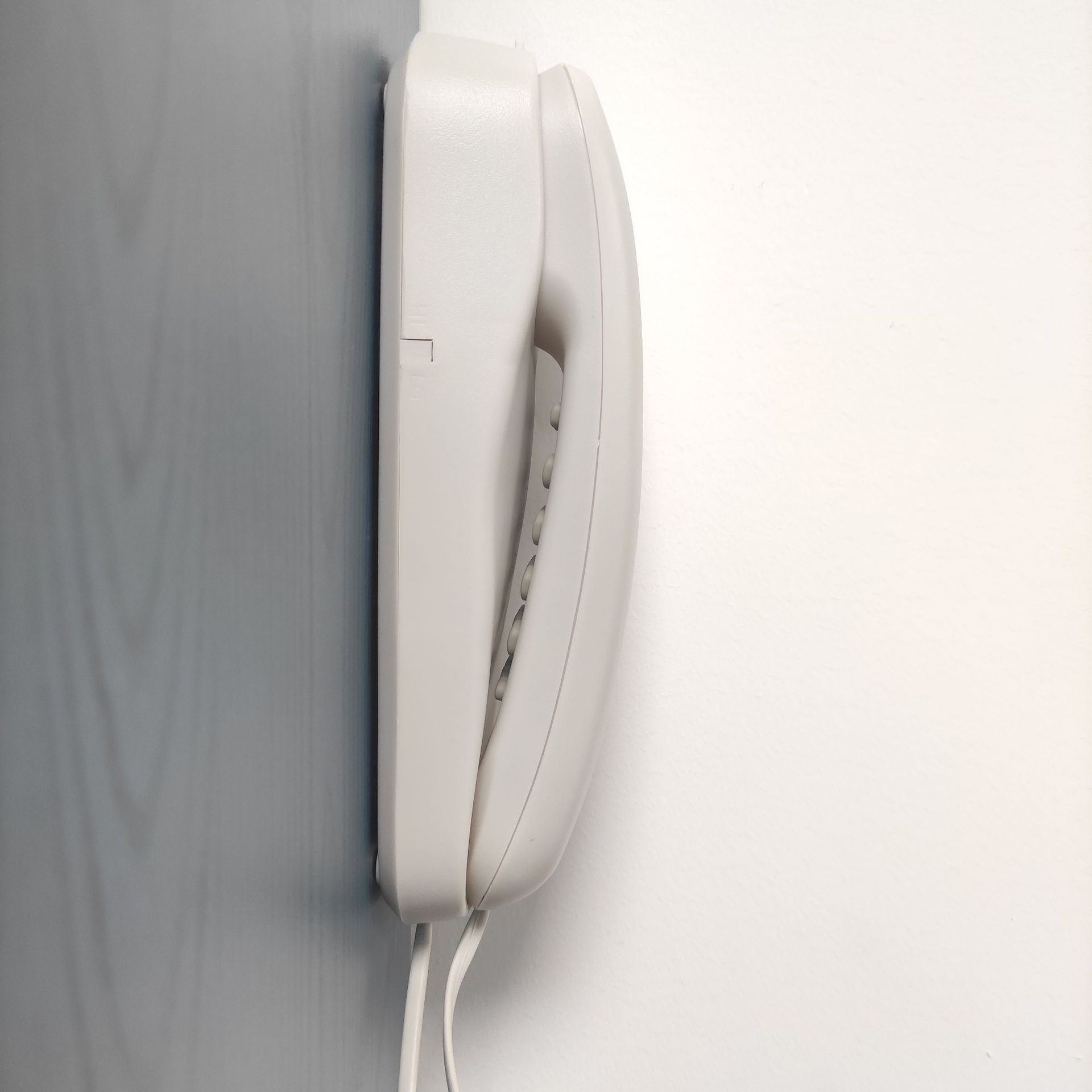 Picture of Hekai S-5A Basic Function Corded Telephone for Hotel Bathroom Kitchen Wall-Mounted Phone Base Basic Phone