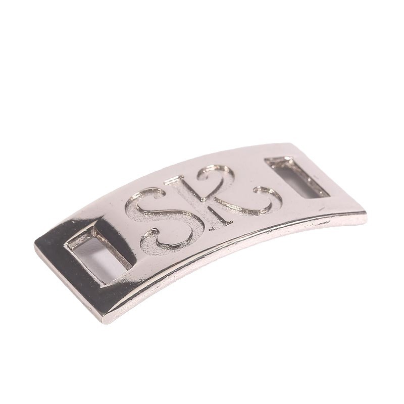 Picture of Length 28mm pull leather buckle shoelace standard shoe buckle pin buckle shoe flower clothing luggage accessories source factory white