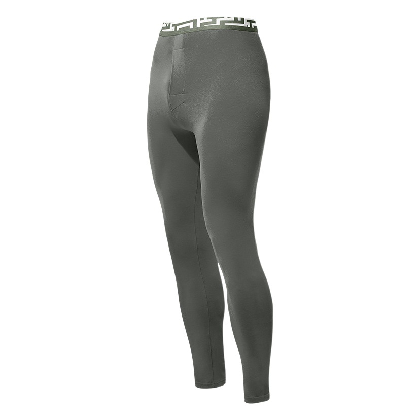 Pure Cotton Autumn Pants Men's Thin Cotton and Wool Pants Inner Thread Pants Trendy Leggings Underpants Slim-Fit Warm Pants Autumn and Winter