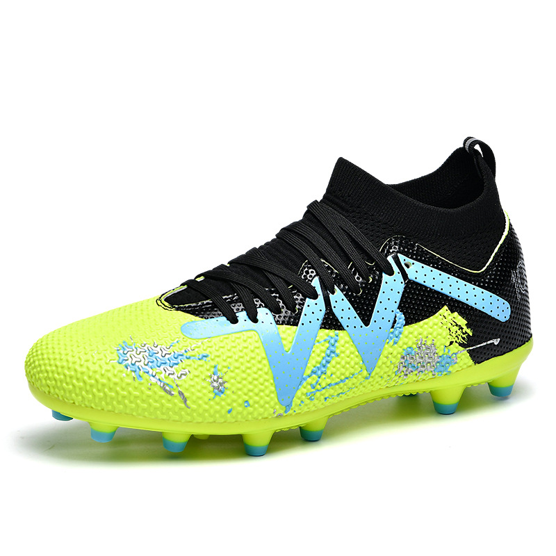 Cross-border generation football shoes students adult competition training youth sports AG spike TF broken nail sneakers wholesale