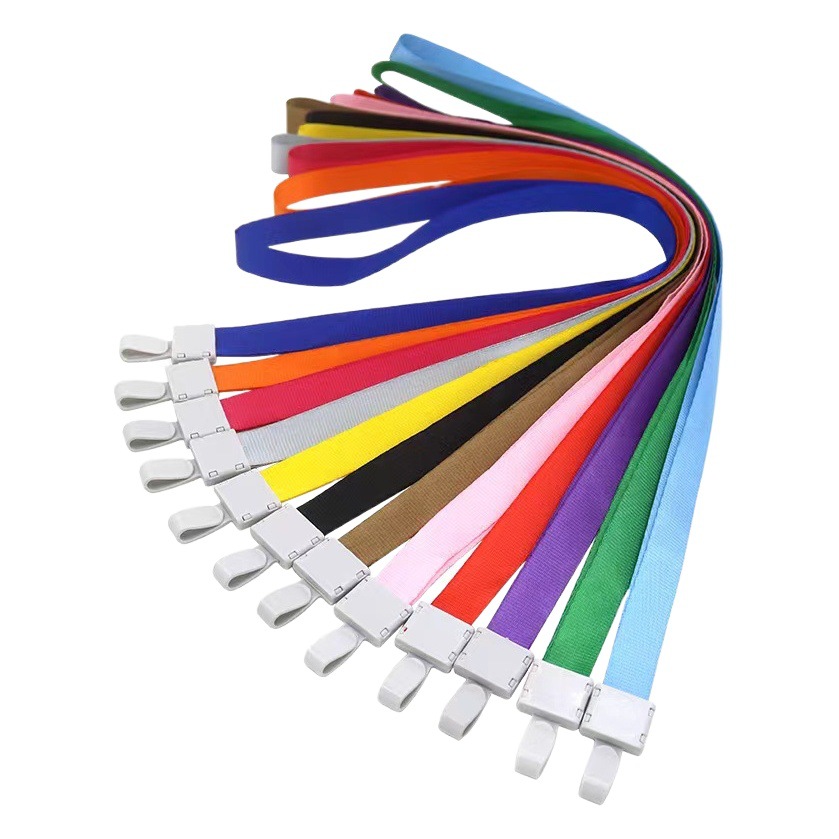 Exhibition lanyard spot card badge lanyard brand plastic hook neck rope work card rope wholesale
