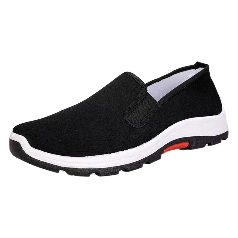 Old Beijing Cloth Shoes Men's Shoes for the Old Climbing Soft Bottom Anti-Slip Shoes Thickened Wear-Resistant Labor Protection Shoes Breathable Chef Shoes