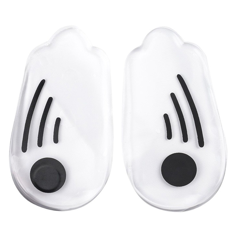 Corrective Insole O-Shaped Leg Internal and External Eight-Shaped Heel Pad Magnet Silicone Heel Wear Posture Correction Magnet Heel Pad