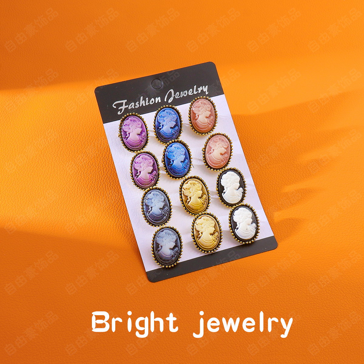 Cross-border New Retro Brooch DIY Creative Decorations Clothing Accessories Corsage Collar Pin Fashion Fixed Buckle