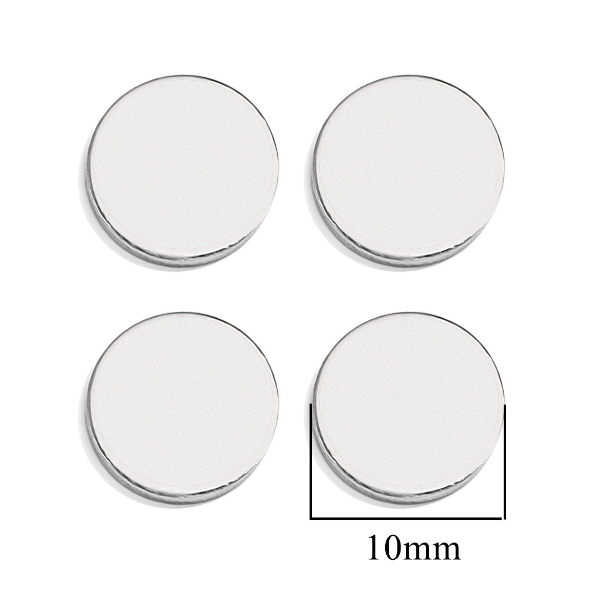 Picture of Stainless Steel Disc Non-Porous Round Carved Tail Plate Pendant Marking DIY Production Welding Material Jewelry Accessories