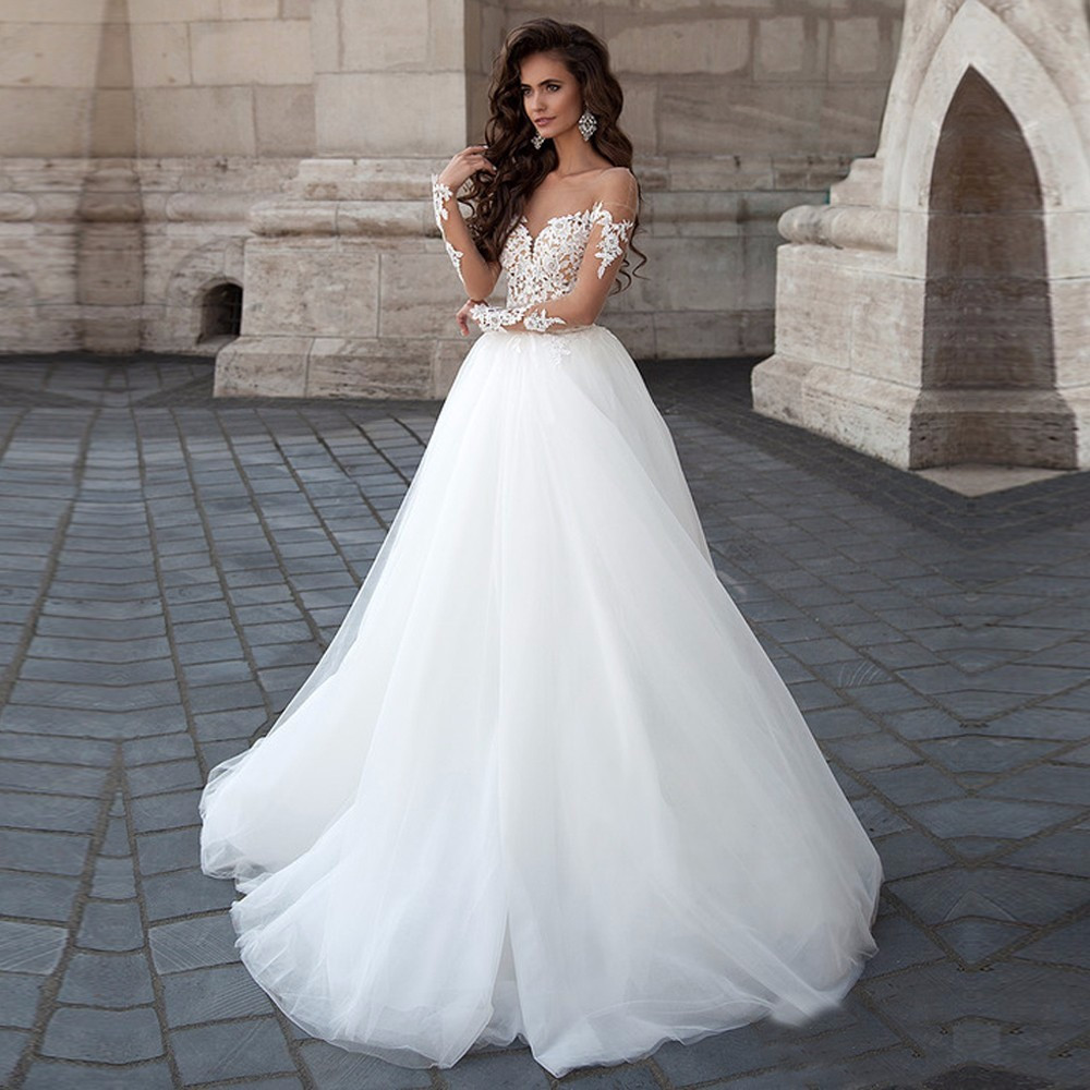 New foreign trade wedding dress bride wedding tube top lace high-end wedding 2017 wholesale export