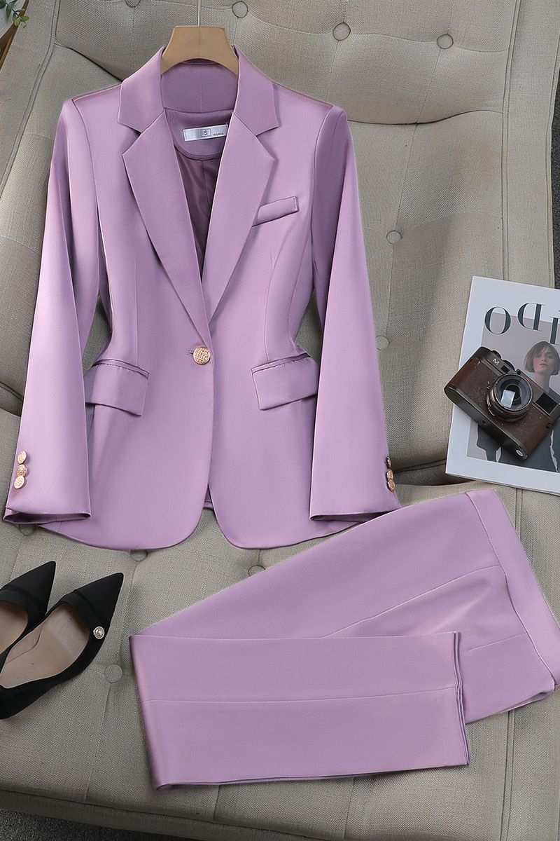 Picture of Business Wear Women's Cross-border Autumn and Winter New Fashion Formwork Suit Business Casual Suit Work Clothes