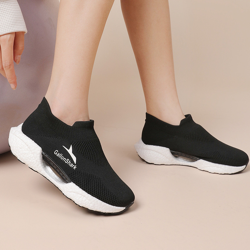 Picture of Goren Shark Light Luxury Skin-Relieved Shoes Indoor Fitness Rope Skipping Skipping Exercise Non-slip Shock Absorption Bottom Treadmill Special Wear-resistant Lightweight