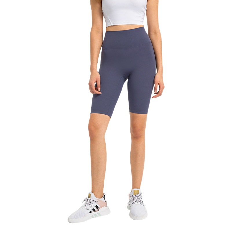 Spring and Summer New Arrival No Embarrassment Line Tight Pants High Waist Hip Yoga Fitness Shorts Women DK184