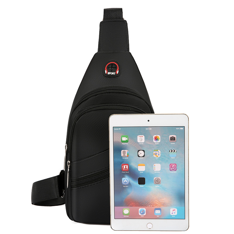 Picture of Chest Bag Men's 2023 New Casual Korean Style Waterproof Oxford Cloth Trendy Sports Small Bag Shoulder Crossbody Bag Fashionable Backpack